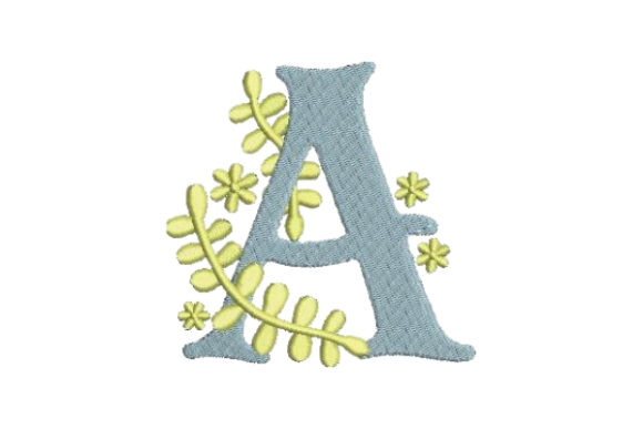 Review: Floral Alphabet A for Boutique Sweatshirts