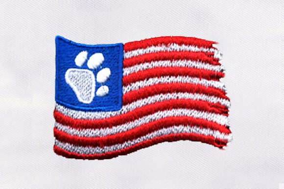 Reviewing the Usa Flag with Cat Paw Design