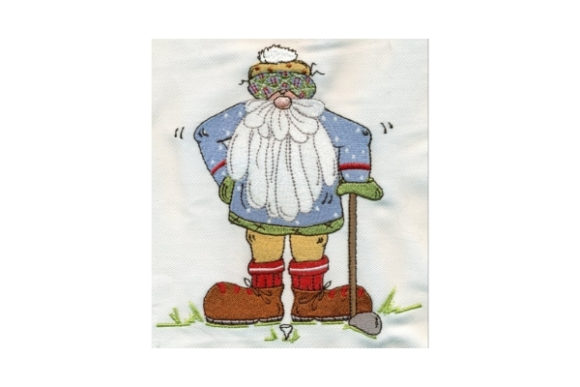 Sassy Golfing Santa: A Designer’s Holiday Review