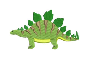 Stegosaurus: A Charming Embroidery Choice