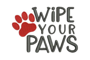 Wipe Your Paws: A Designer’s Take on This Playful Embroidery Motif